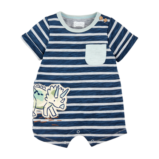 Dino Applique Baby Shortall