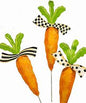 Elegant Carrots Set of 3