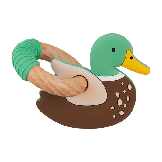 Mallard Duck Silicone Teething Ring