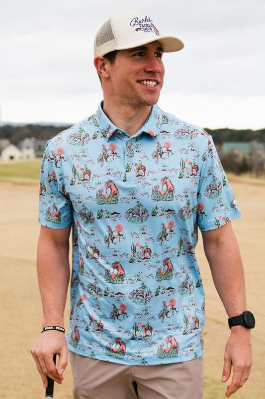 Burlebo Performance Button Up - Cowboy Up $