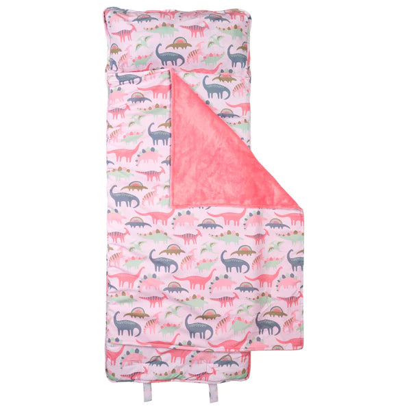 Pink Dinosaur Nap Mat by Stephan joseph