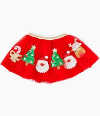 Mud Pie Christmas Sequin Tutu