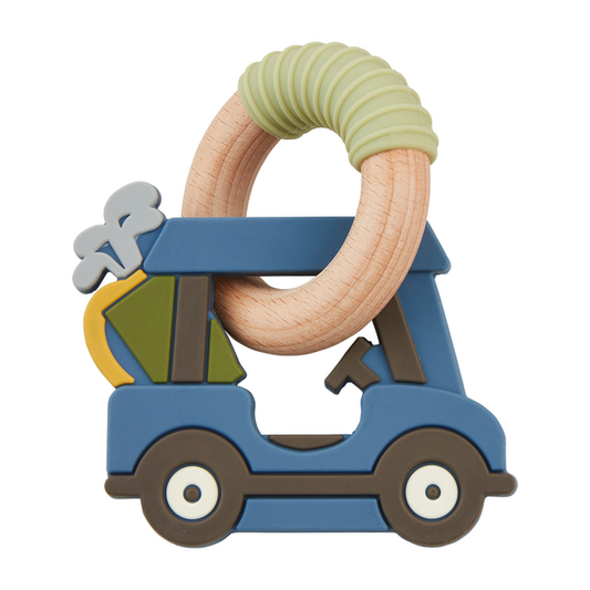 blue golf cart teether