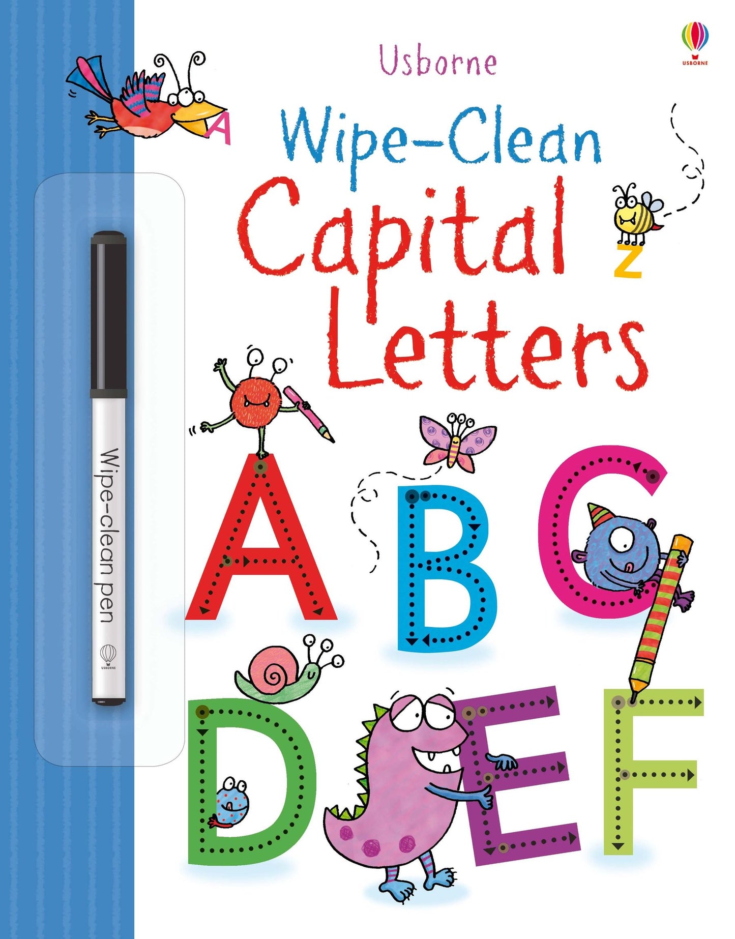 Wipe-clean Capital Letters