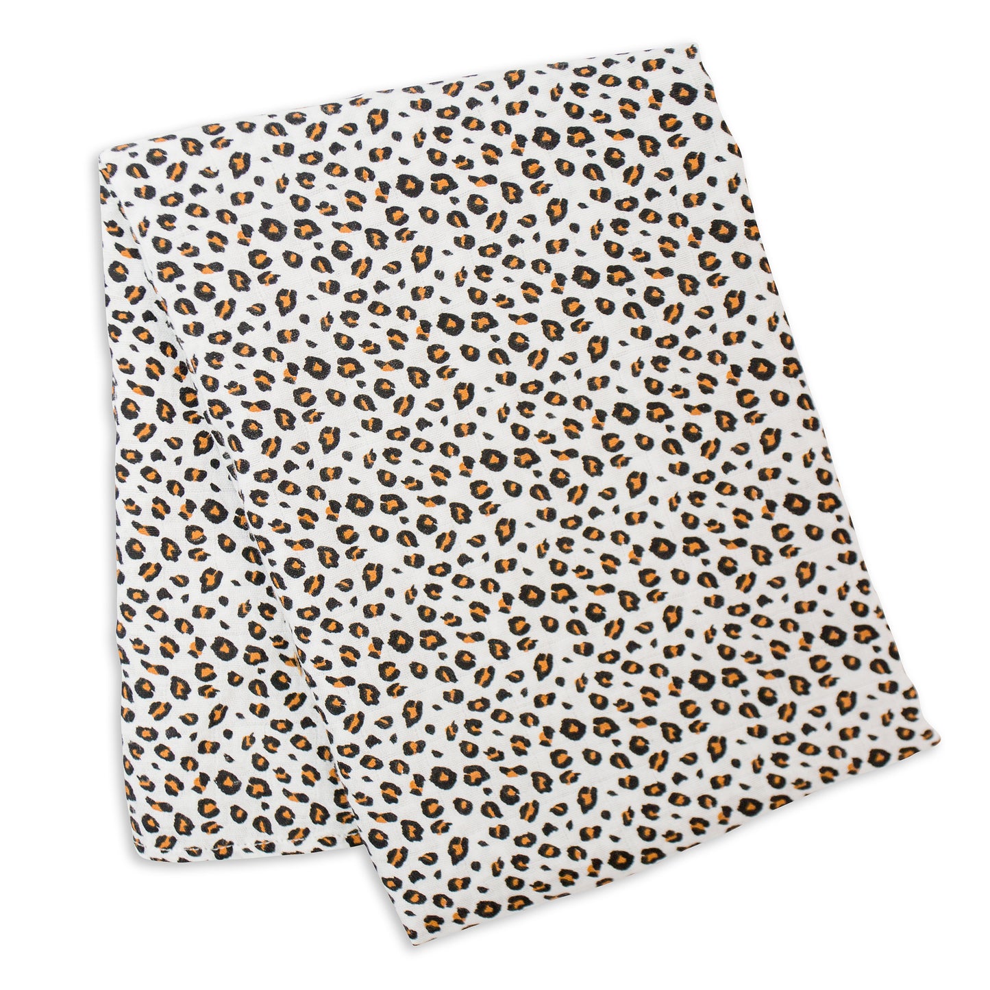 Lulujo Leopard Bamboo Swaddle – 47×47″