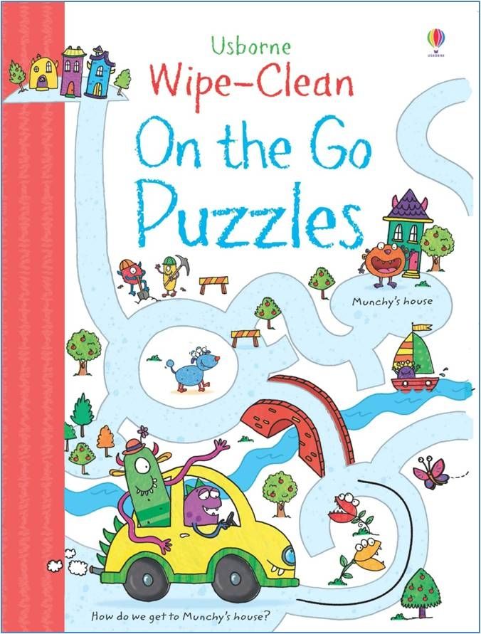 Wipe-clean On the Go Puzzles